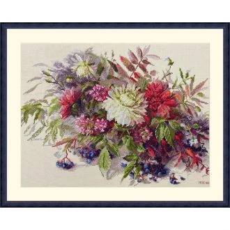 Autumn secrets kruissteek borduurpakket van STITCHCOMPANY mer-k218