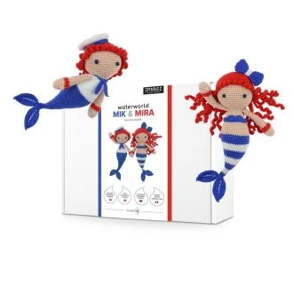 Haakpakket mermaids Mik & Mira van Zabbez 014.204