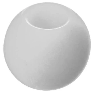 Ronde kunststof kraal 12x10mm grijs PC MT021341