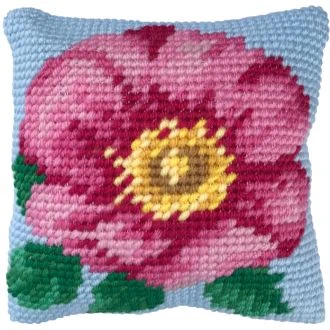 Wild Rose kussen voorbedrukt borduurpakket nw-lh03-009 STITCHCOMPANY