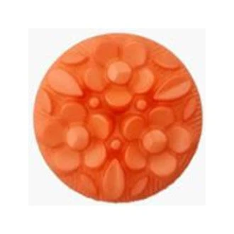 Knoop met bloemen Oranje van UNION KNOPF 453920 kleur 42