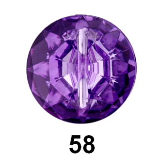 Diamanten knoop polyester van UNION KNOPF 451019