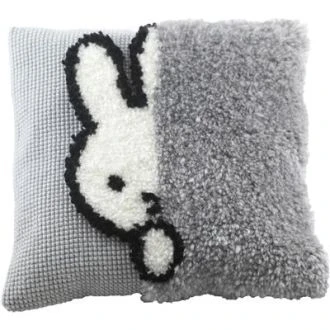 Nijntje Kiekeboe borduurpakket knooppakket kussen 40x40cm van PAKO 076.012024