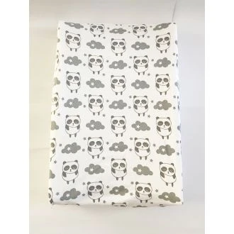 Aankleedkussenhoes Panda wit van N'STUDIO