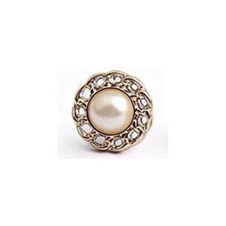 Pearl flower-1 broche pin