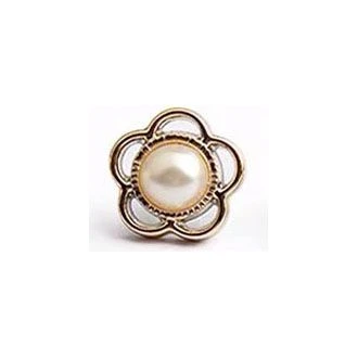 Pearl flower-2 broche pin