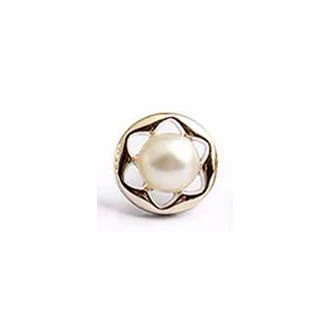 Pearl flower-3 broche pin