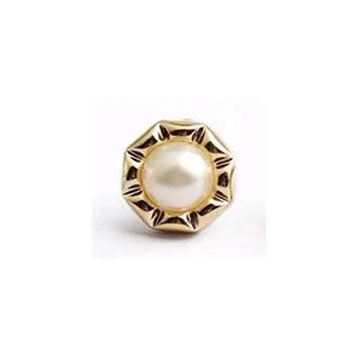 Pearl flower-4 broche pin