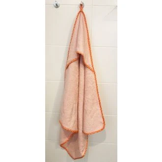 Badcape 80 x 80 cm perzikkleurig van N'STUDIO