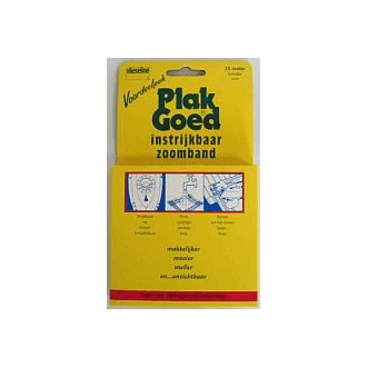 Instrijkbaar zoomband 25meter 2cm breed van VLIESELINE 025.233200