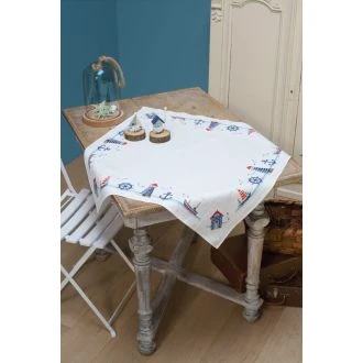 Maritiem tafelkleed borduurpakket van VERACHTERT PN-0147141