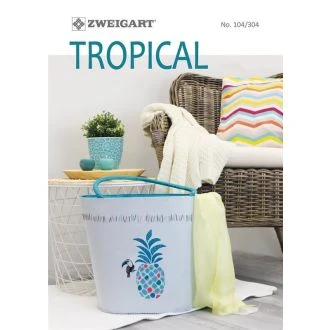 Borduurideeën nr. 304 Tropical boekje ZWEIGART PN-0182542