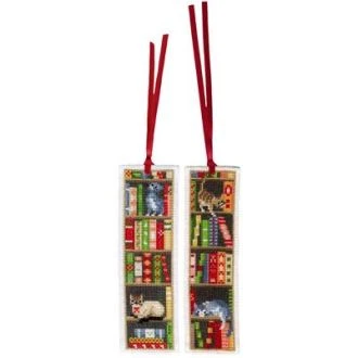 Bladwijzer katten in boekenrek set van twee van VERACHTERT PN-0187764