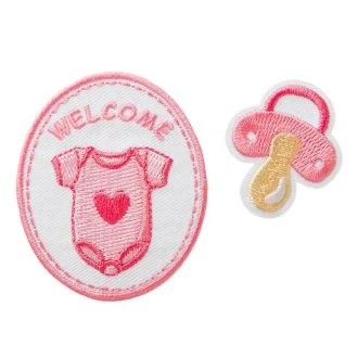 Welcome baby roze 14203 Applicatie VERACHTERT PN-0195898