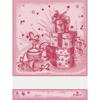 Keukenhanddoek kerstversiering rood 60x80cm DMC PN-0196825-05