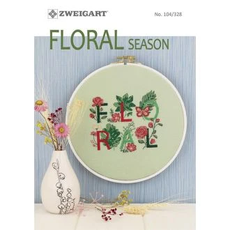 Stickideen floral season 104/328 borduurpatronenboek van ZWEIGART PN-0199255