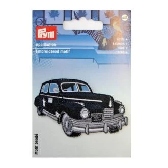 Oldtimer zwart 45x72mm applicatie PRYM-l 924354