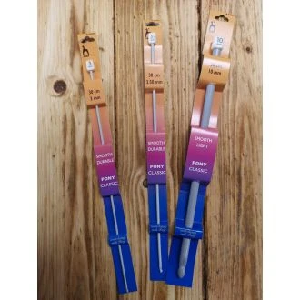 Tunische haaknaald 10mm 30cm van PONY 073.43655