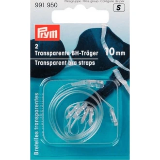 BH schouderbandjes transparant 10mm van PRYM 033.991950