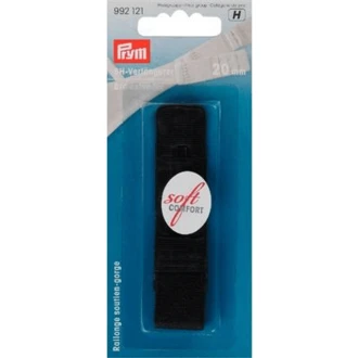 BH verlengstuk 20mm zwart van PRYM 033.992121