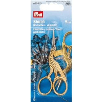 Borduurschaartje ooievaar 9cm van PRYM 022.611445