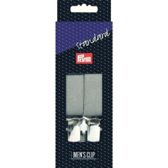 Bretels grijs 25mm 110cm van PRYM 033.944101