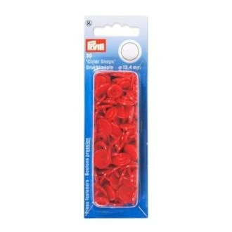 Colorsnaps drukknopen 12,4mm rood van PRYM 022.393138