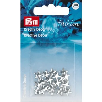 Creatief decor sterren zilverkleurig van PRYM 403410