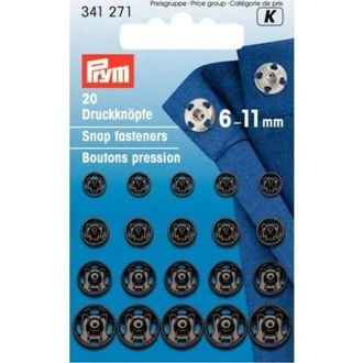 Drukker 6-11mm zwart van PRYM 022.341271
