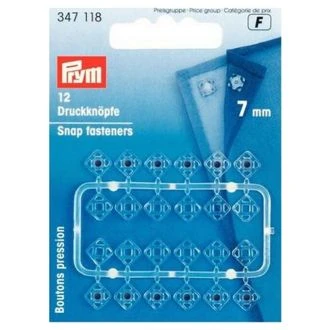 Drukkers 7mm, transparant van PRYM 022.347118