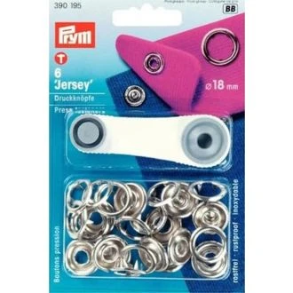 Drukknopen jersey 18mm van PRYM 022.390195