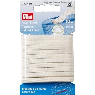 Elastiek met natuurlijke vezels 5mm 10m van PRYM 910440