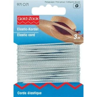 Elastisch koord zilver 1,5mm van PRYM 033.971071