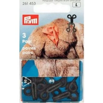 Bonthaken en ogen zwart van PRYM 022.261453