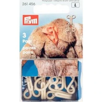 Bonthaken en ogen beige van PRYM 022.261456 