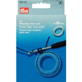 Haakringen 39mm 30stuks van PRYM 022.624143