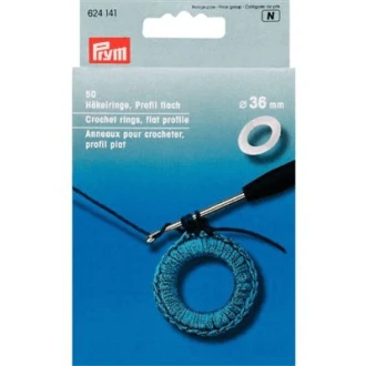 Haakringen 36mm 50stuks van PRYM 022.624141