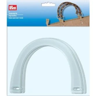 Tasgrepen Handvaten transparant Nina 14,5 x 11 cm van PRYM 022.615104