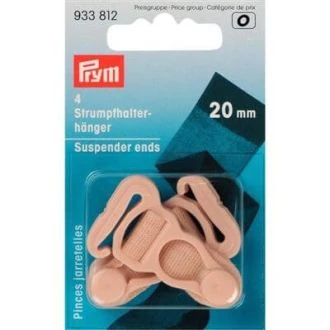 Jarretel sluitingen huidskleur 20mm van PRYM 033.933812