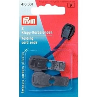 Klik koordeindes zwart van PRYM 022.416681