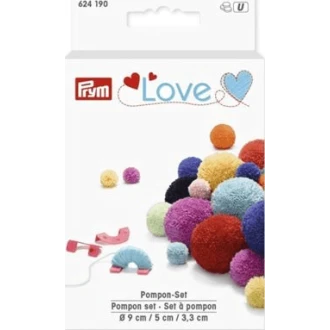 Pompon maker set 3,3cm, 5cm, 9cm van PRYM 022.624190