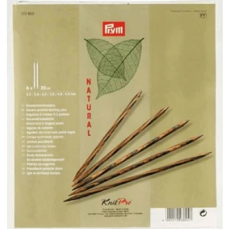 Set kousen breinaalden 2 - 4,5mm 20cm van KnitPro Natural van PRYM 022.223805