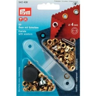 Nestelringen 4 mm goudkleurig van PRYM 022.542408