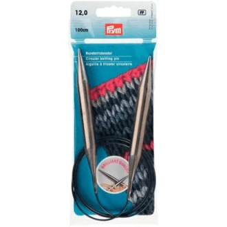 Rondbreinaalden 12mm 100cm messing van PRYM 022.212246