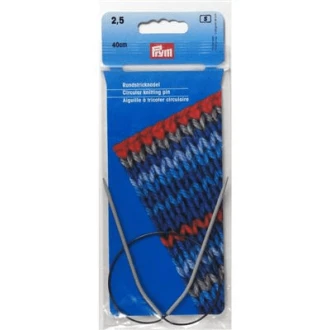 Rondbreinaalden 2,5mm 40cm van PRYM 022.211215