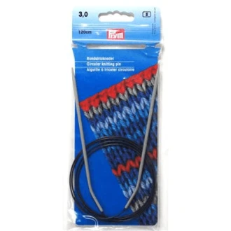 Rondbreinaalden 3mm 120cm aluminium van PRYM 022.211238