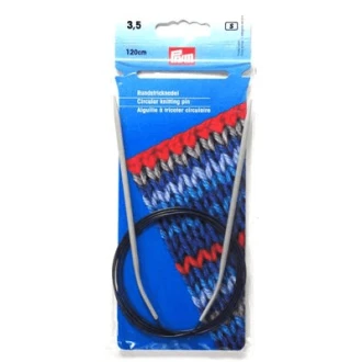 Rondbreinaalden 3,5mm 120cm aluminium van PRYM 022.211253