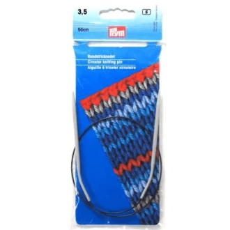 Rondbreinaalden 3,5mm 50cm aluminium van PRYM 022.211246