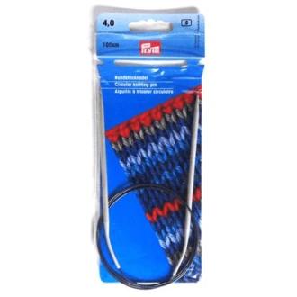 Rondbreinaalden 4mm 100cm aluminium van PRYM 022.211266