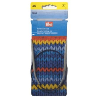 Rondbreinaalden 4,5mm 50cm aluminium van PRYM 022.211276